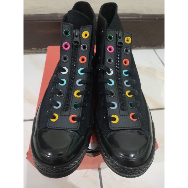 Convers Chuck 70 Canvas Zip Black