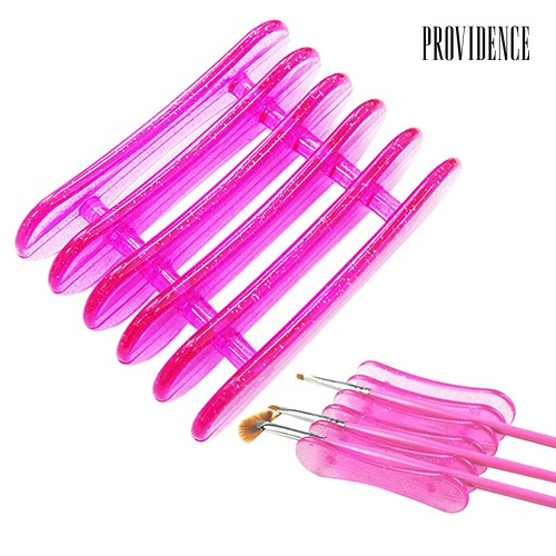 Providence Stand Holder Kuas Nail Art Uv Gel Akrilik Bahan Plastik