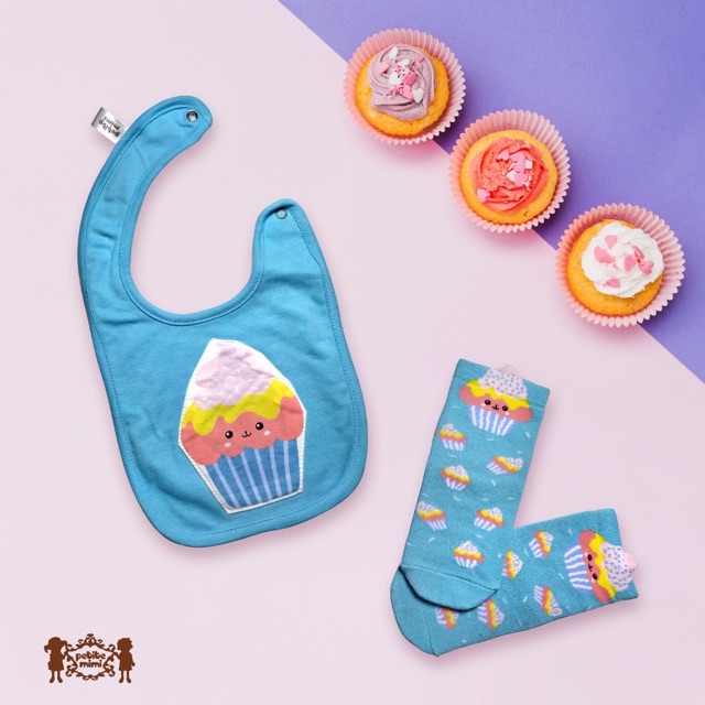 Petite Mimi Socks &amp; Bibs Set - Kaok kaki bayi