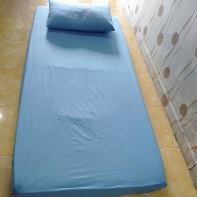Sprai Rumah Sakit / sprei / Sprei Polos 3 kaki ( sprei tilam + sarung bantal) pasien rumah sakit
