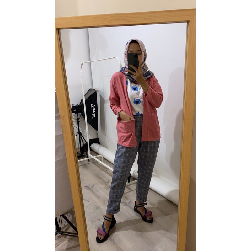 Hosofshopaholic WIZLE CARDI Pakaian Wanita Outerwear Hosofshopaholic WIZLE CARDI Pakaian Wanita Outerwear