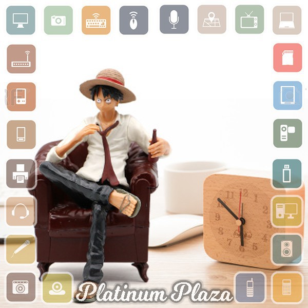 Apaffa Action Figure One Piece Model Luffy Sitting on Sofa 1 PCS - AP2`3GB5HD-