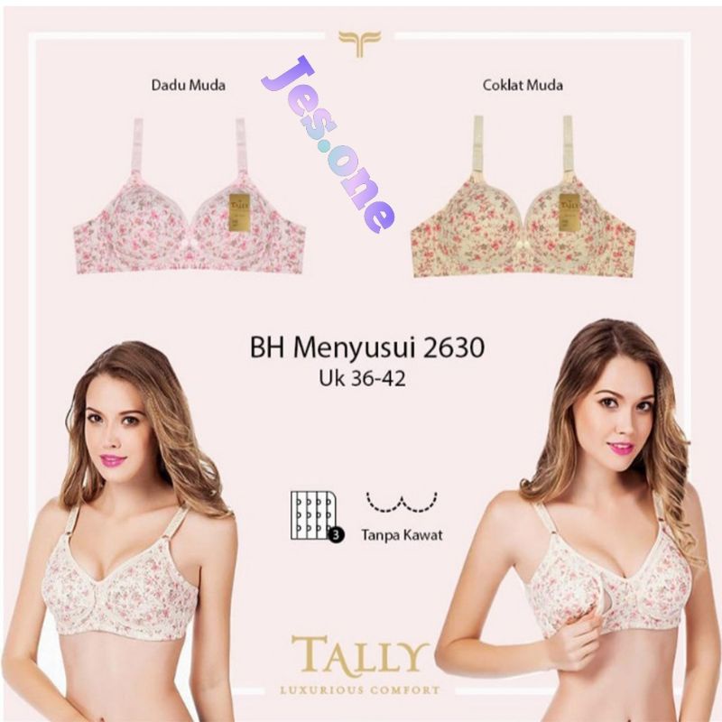 Bra Tally 2630 Bra Menyusui  Busa Tipis Tanpa Kawatr-2