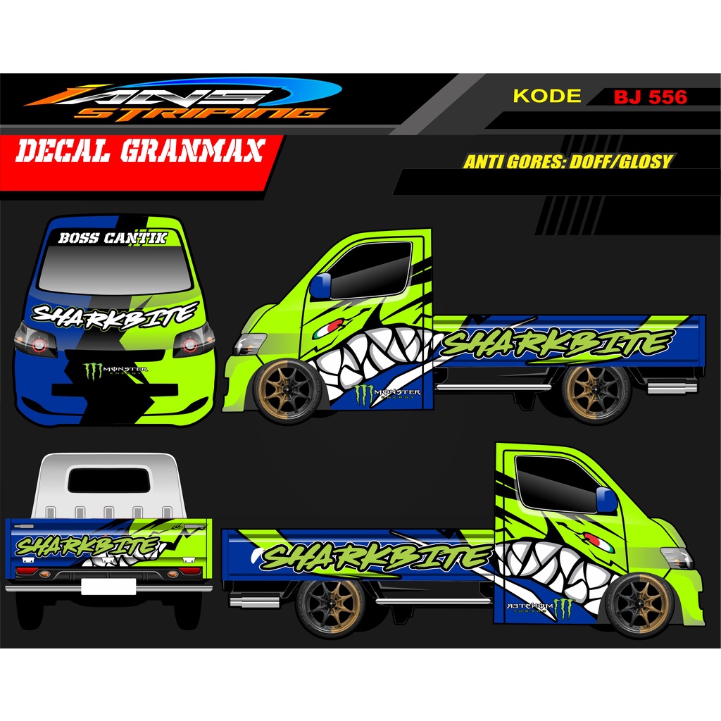 DECAL GRANMAX PICK UP / STICKER GRANMAX L300 CARRY / STIKER MOBIL GRANMAX