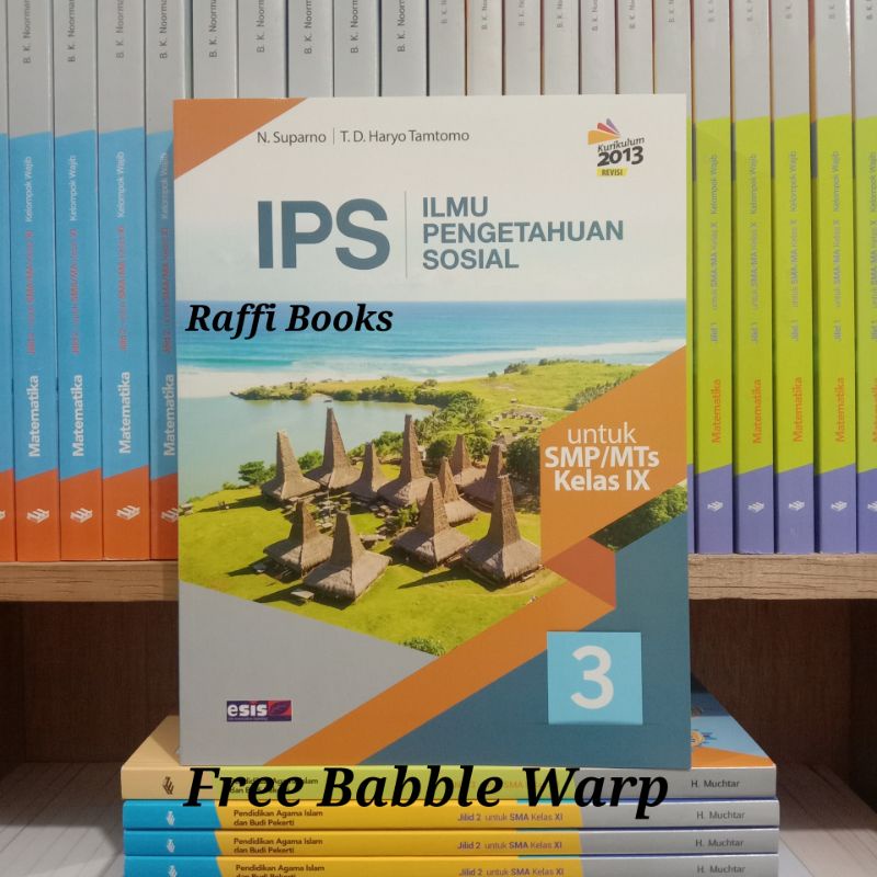 Buku IPS SMP Kelas 9/IX K13 Revisi Esis