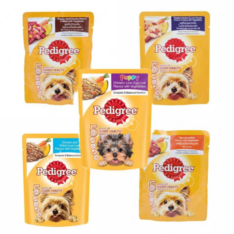 Makanan anjing pedigree 80gr pouch All Varian