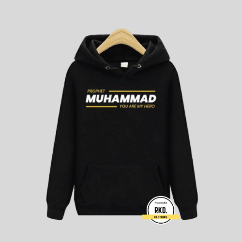 Jaket Hoodie Sweater Anak Laki Laki Perempuan Alhamdulillah Muslim Umur 2-12 Tahun