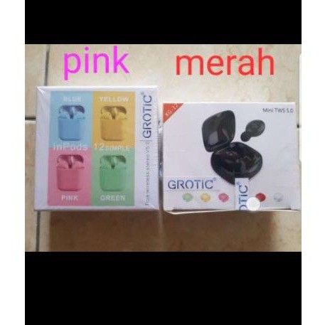 Headset bluetooth TWS  GROTIC Bagus Murah