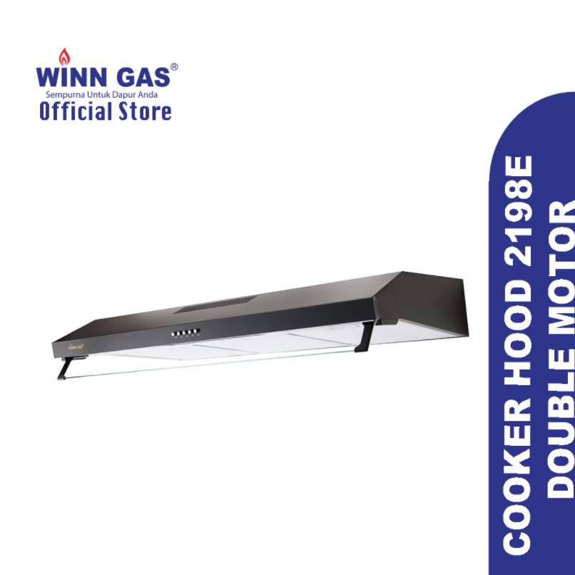 Winn Gas Penghisap Asap Dapur 90 cm  / COOKER HOOD WINN GAS W-2198E