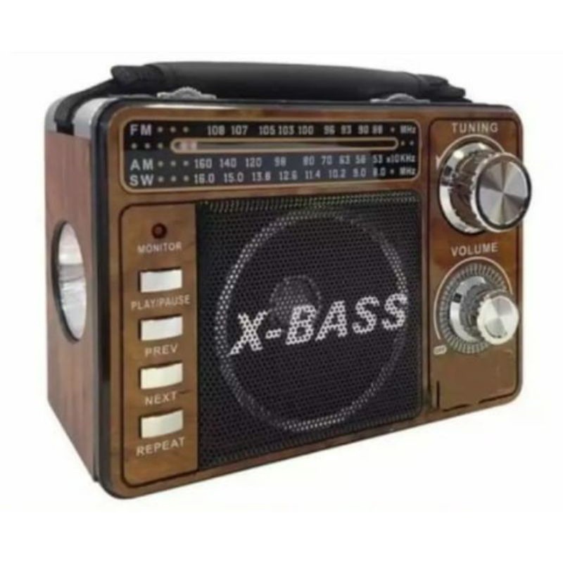 Radio Digital Mitsuyama MS-4020BT FM/AM/SW/AM Radio Classic Portebel Radio Siaran Rodja