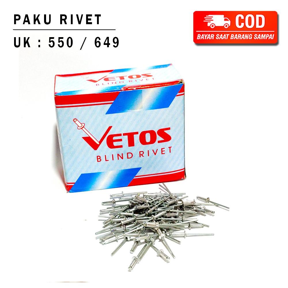 PAKU RIVET UKURAN 550 &amp; 649