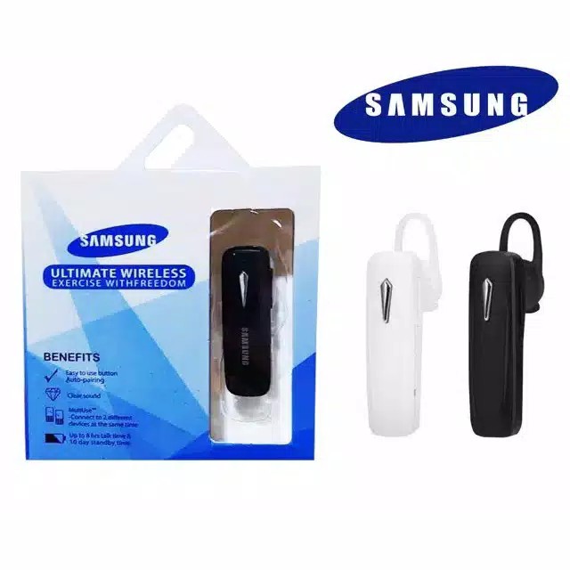 Headset Bluetooth Samsung Original/Headset Wireless Samsung Warna Hitam Atau Putih