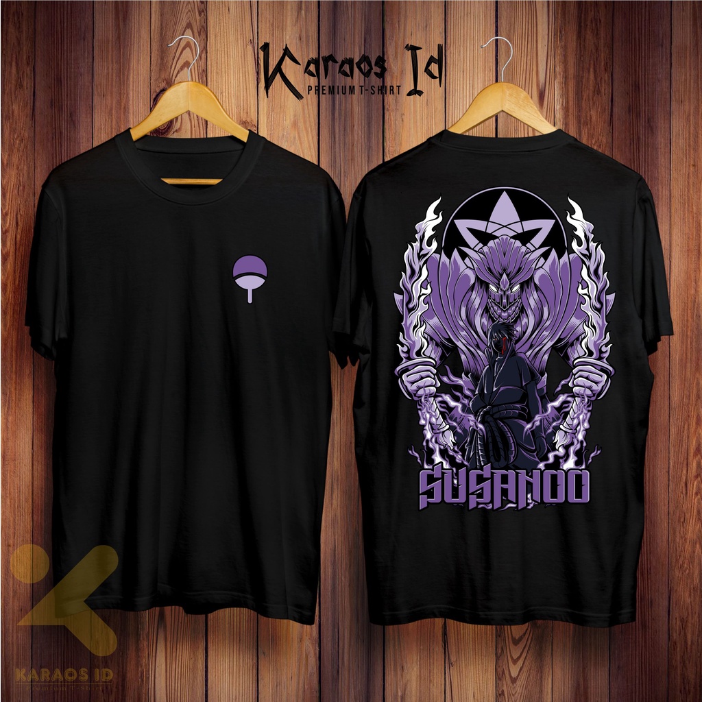 Kaos Sasuke Susanoo ~ Kaos Naruto ~ Kaos Anime Premium Distro