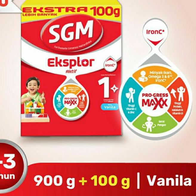 

V-65 susu anak sgm 1+ atau 3+ 1kg rasa vanila atau madu .,