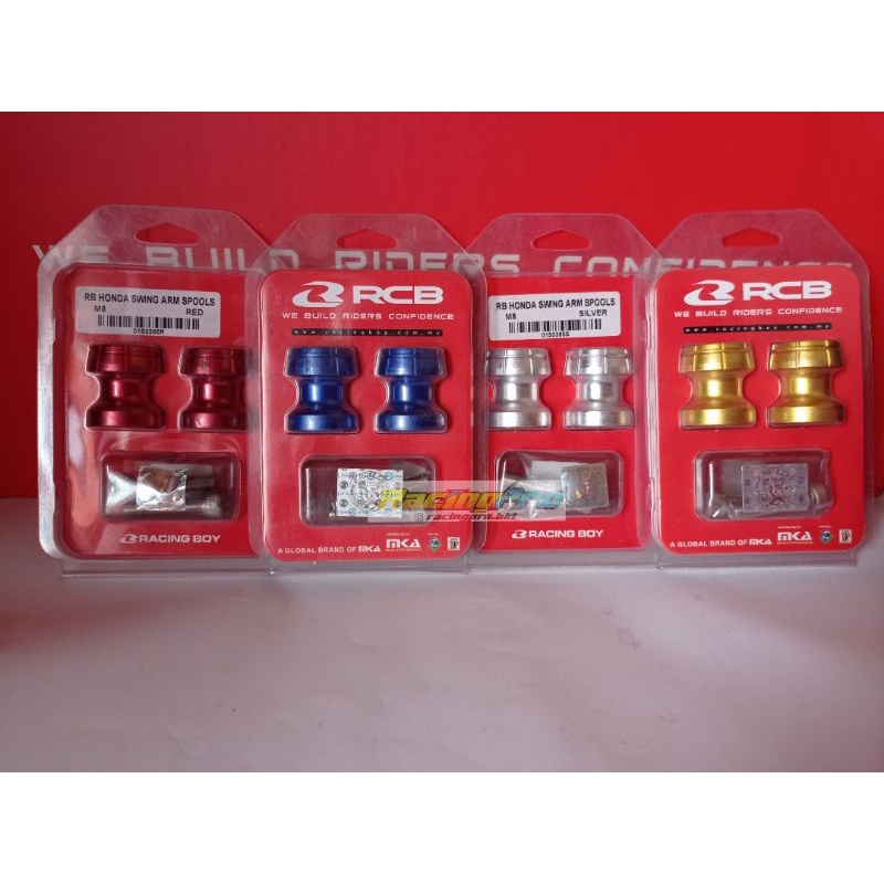 JALU PADDOCK RCB / SWING ARM SPOOLS RCB HONDA M8 ORIGINAL 100%