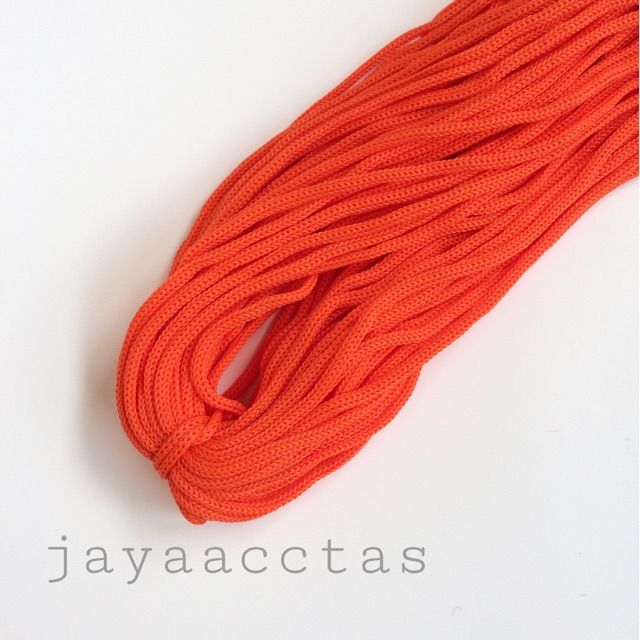 Tali kur 3 mm bahan benang poly orange