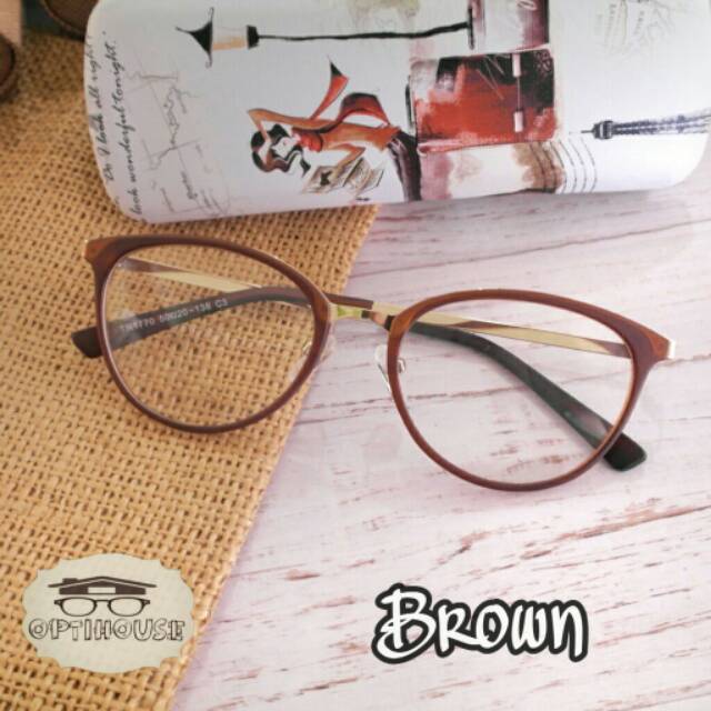 Kacamata Wanita Cat Eye Shaloz OPH 1770