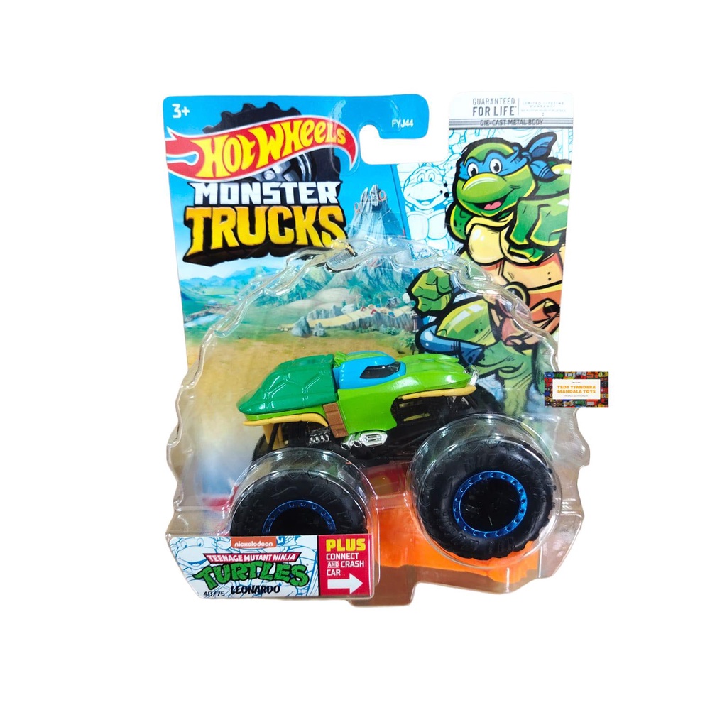 Hotwheels Monster Trucks Teenage Mutant Ninja Turtles Leonardo 936E