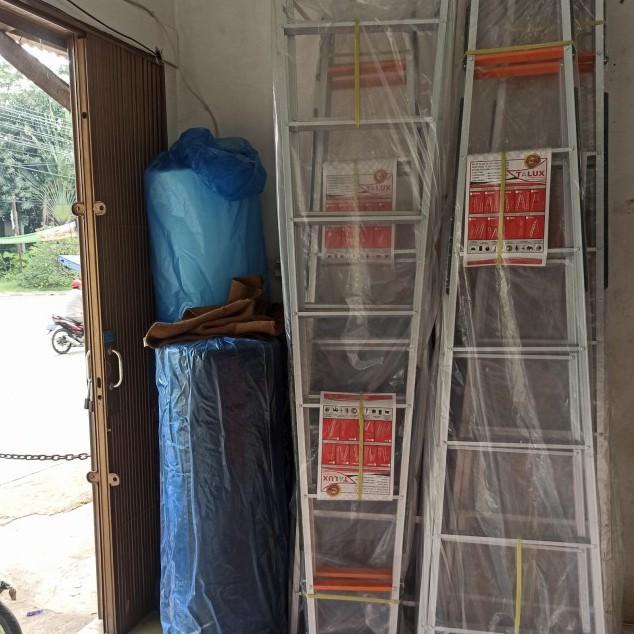 Tangga Lipat 2,5 M // Tangga Aluminium 2 Fungsi 2.5 Meter