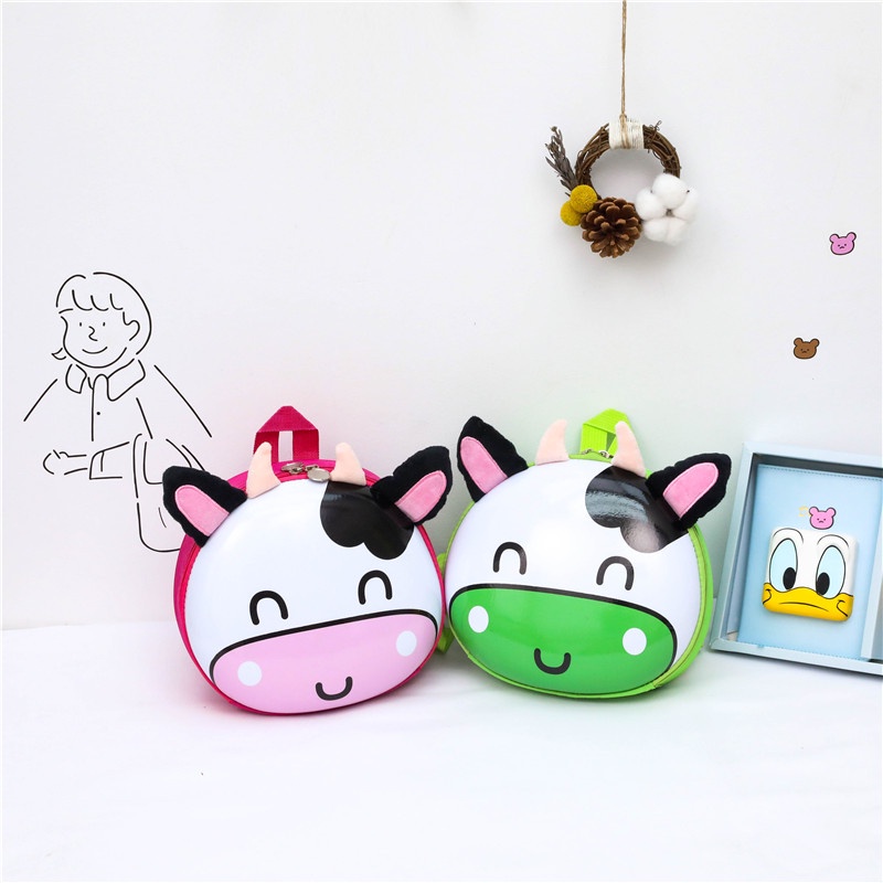 Tas ransel anak 2-5 tahun model sapi kualitas import harga grosir