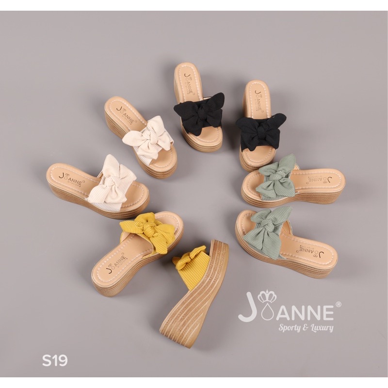 RESTOCK!! [ORIGINAL] JOANNE Wedges Sandal Shoes Sepatu Wanita #S19 / S89