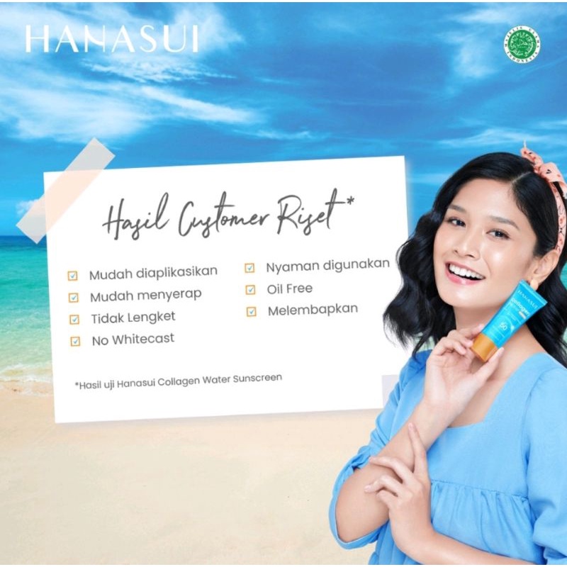 HANASUI Collagen Water Sunscreen SPF50 /Spf 30 PA+++ 30ml