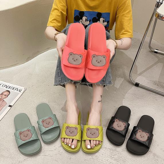 Grosir - S903 Sandal Fashion Motif Bear / Sandal Cewek  / Sandal Lucu &amp; Imut / Sandal Murah