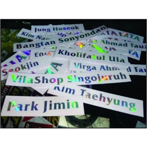 sticker cuting Stiker Custom Design Cuting Stiker Nama Logo Komunitas Motor Mobil Suka-Suka Stiker R