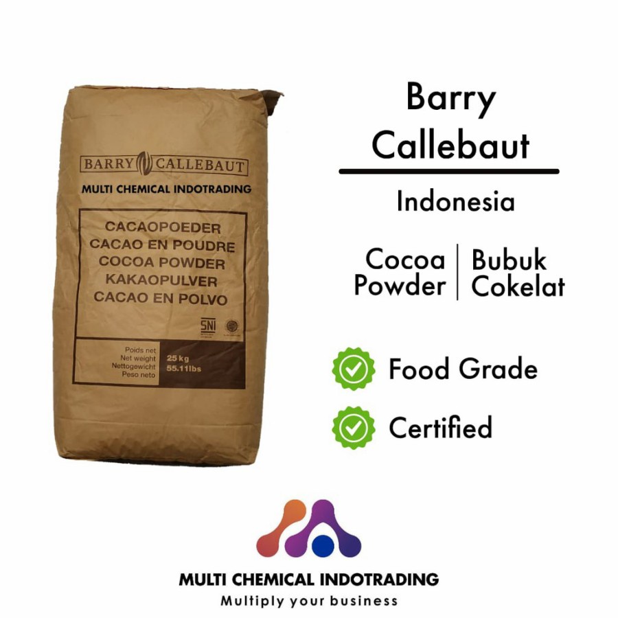 

bubuk coklat murni pure cocoa barry callebaut repack 1kg