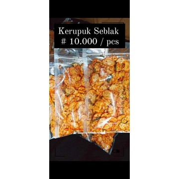 

Kerupuk Seblak Pedas (100gram)