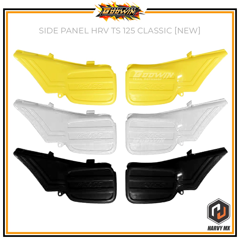 Cover Tutup Body Side Panel Belakang HRV TS Klasik / TS 125 Klasik / RM 125 Classic