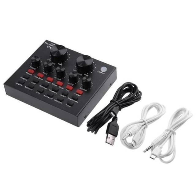 Soundcard TaffSTUDIO V8s Live Broadcast Microphone Headset