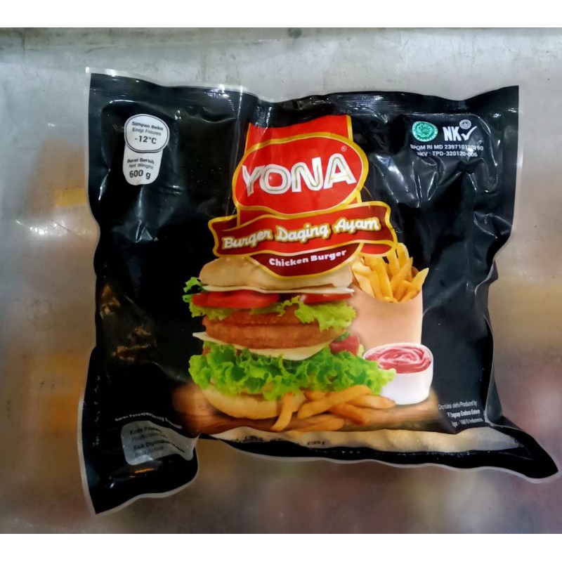 

Yona Chicken Burger 600gr
