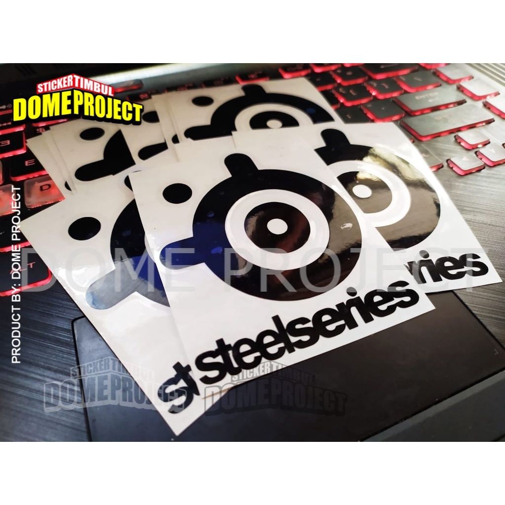 Stiker Cutting STEEL SERIES STIKER CUTTING SATUAN IMPORT AKSESORIES KOMPUTER GAMING