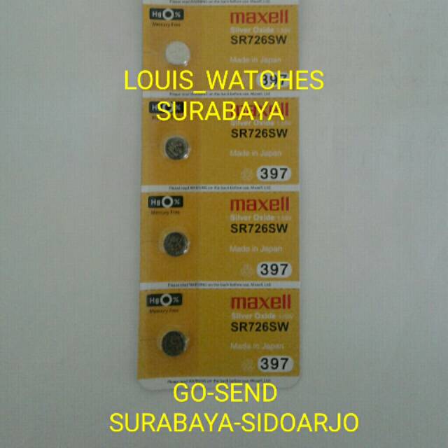 Battery Maxell SR726SW/397MD Original Grosir