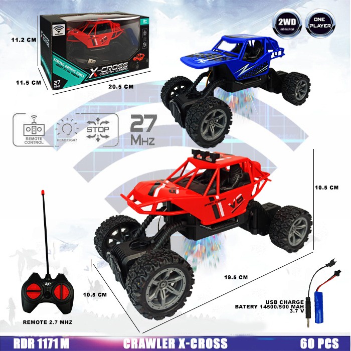 RC Rock Crawler Offroad Off Road Buggy Gunung Mainan Anak Mobil Remote Control Radio Control Hobi Ko