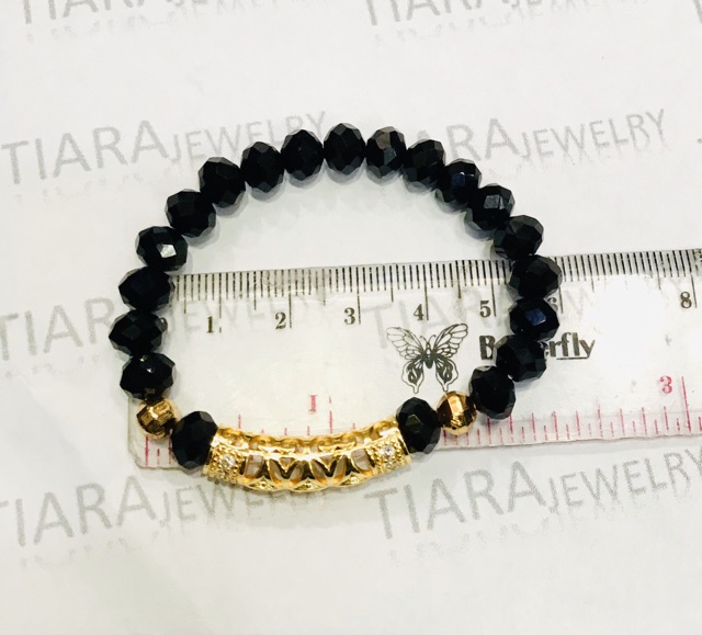 Gelang tangan wanita // gelang kristal // replika emas // gelang kristal variasi perhiasan //gelang