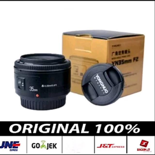 Lensa Fix Yongnou YN 35mm F2 For Canon Lensa Fix Canon