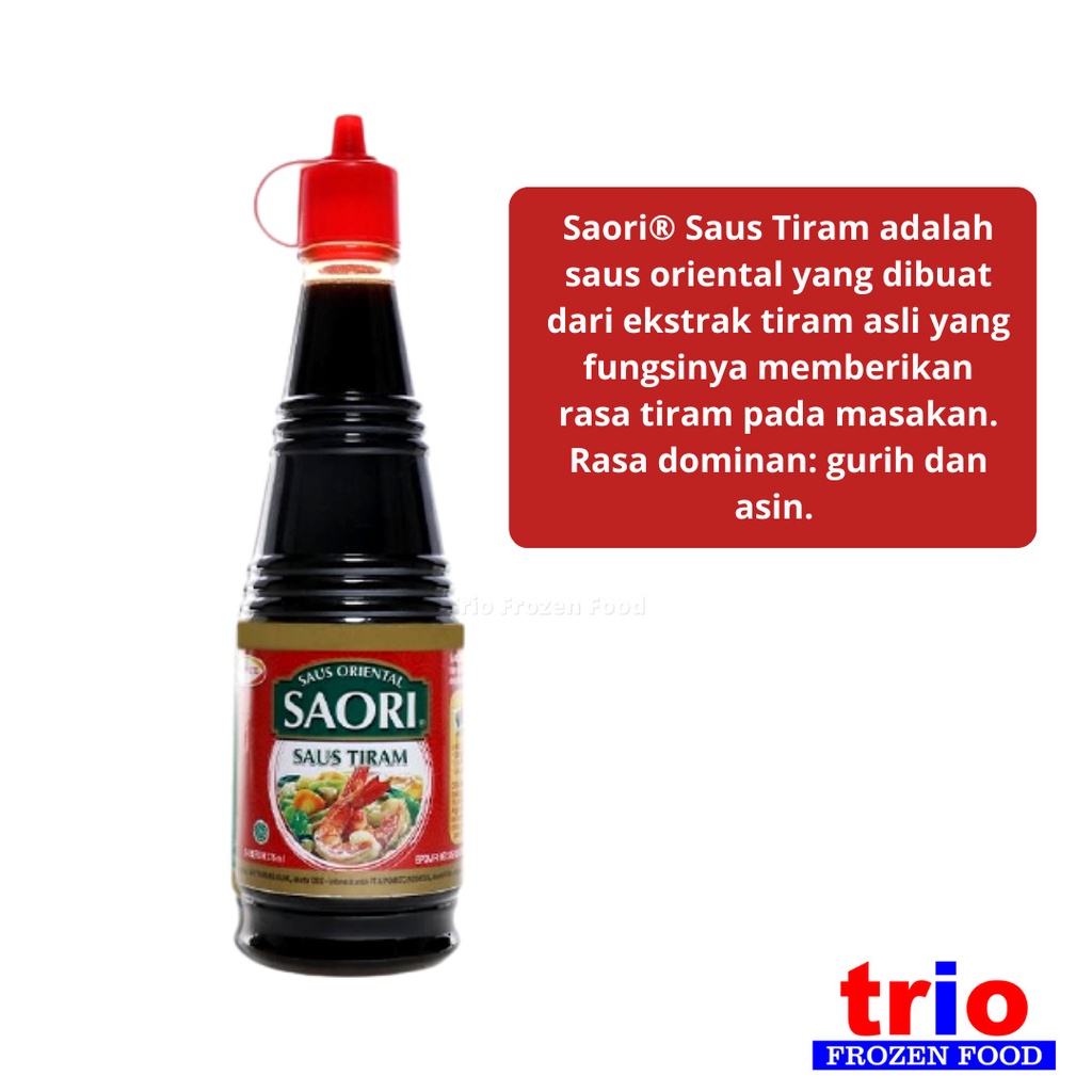 SAORI Saus Tiram Kemasan Botol 270ml Saos Oriental Oyster Sauce