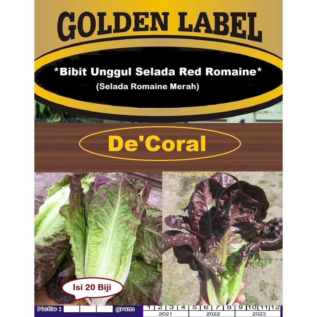 Bibit Unggul Selada Red Romaine| Benih Selada Romaine Merah|Selada