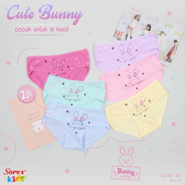 Celana dalam sorex anak cewe isi 6pcs