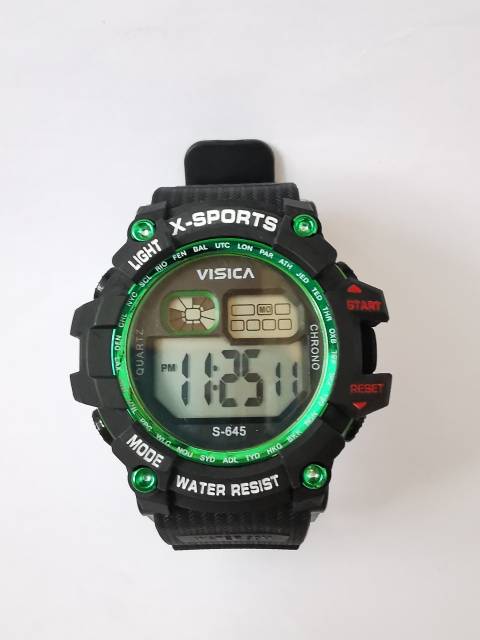 Jam tangan digital Sporty water Resist Visica 645