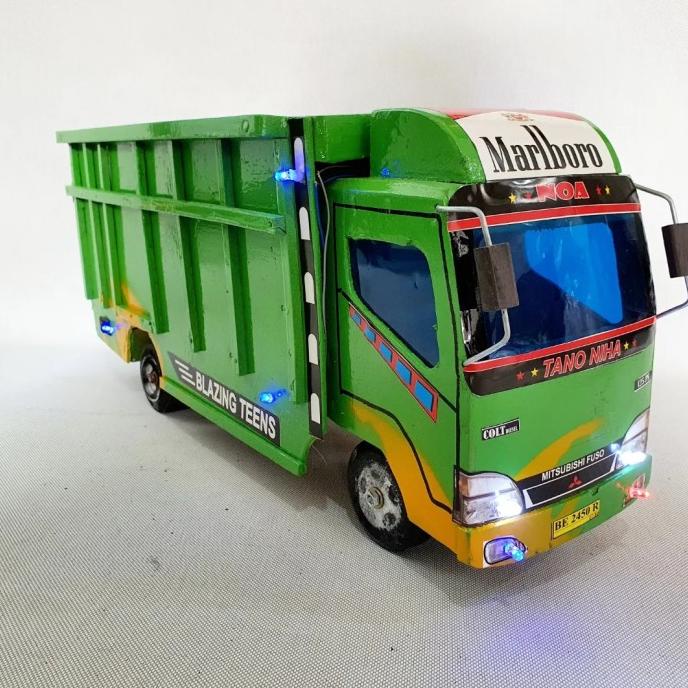 mainan anak truck oleng miniatur besar