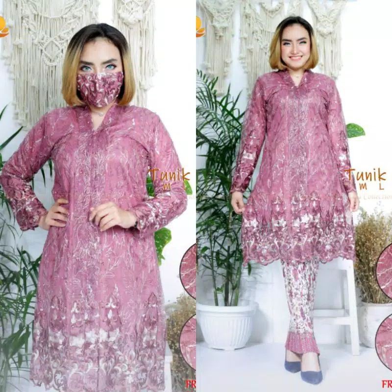 SETELAN KEBAYA KARTINI/KEBAYA FLOY TUNIK/KEBAYA ORI/BY LZ