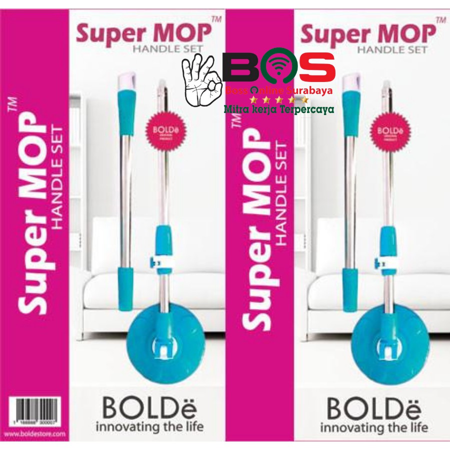 Bolde Refill Gagang Tongkat Handle Set Super Mop Bolde