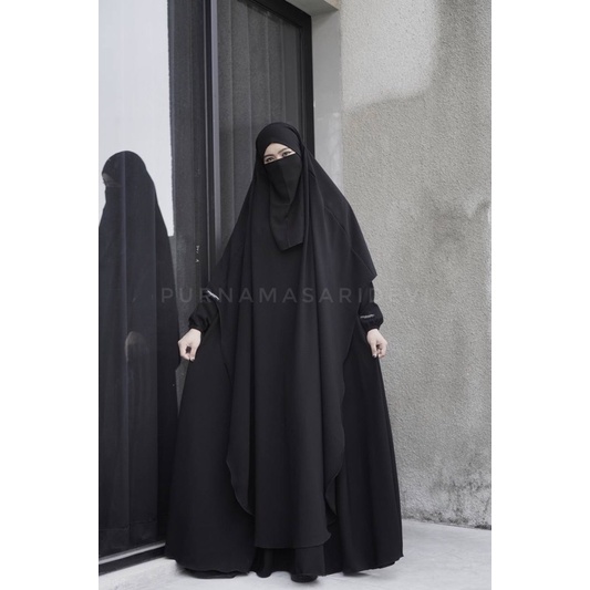 [FRENCH KHIMAR ONLY] FK SLIM LONG FREE CADAR TALI PURNAMASARIDEVI ID