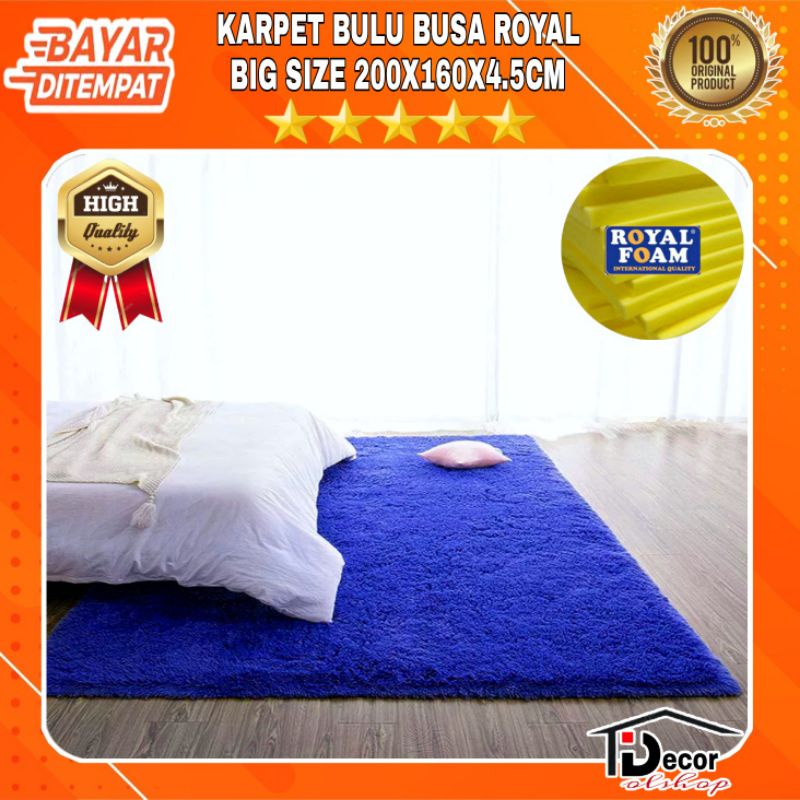 Karpet bulu uk 200x160x4,5cm