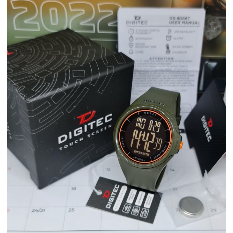 JAM TANGAN PRIA DIGITEC DS 8086T DS-8086T DG 8086T ORIGINAL ANTI AIR