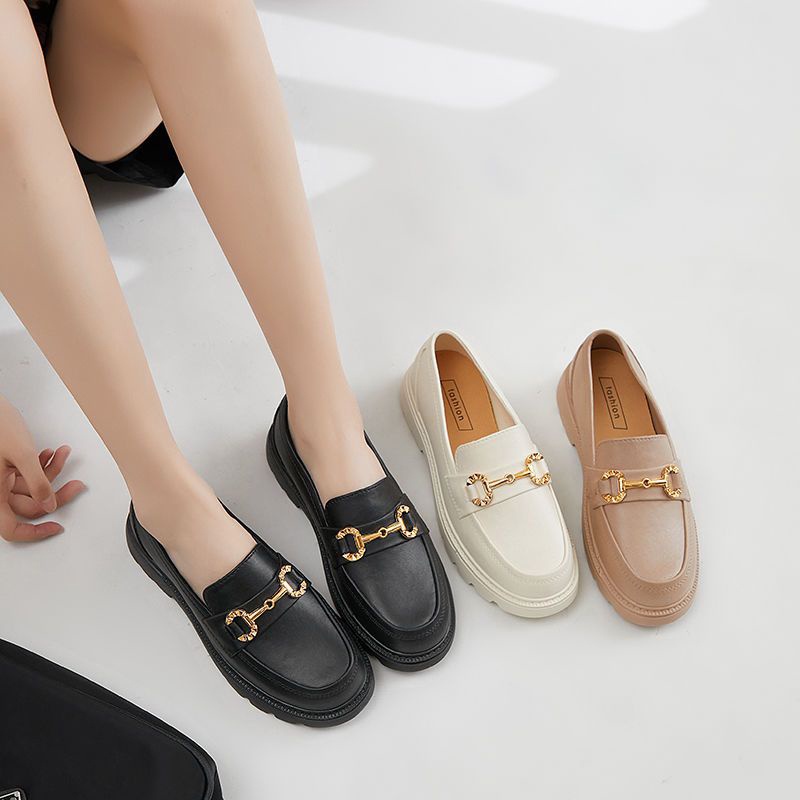 Lazy Bear Sepatu Loafers Slip On Wanita H17 Sepatu Docmart Korea Fashion