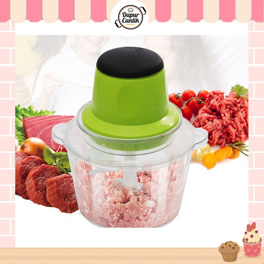 DapurCantik Electric Meat Grinder Blender Chopper Penggiling Daging